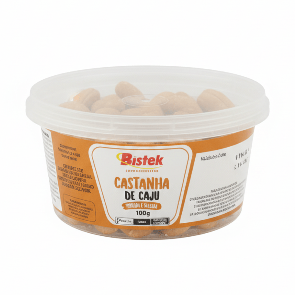 Castanha De Caju Torrada E Salgada 100g.